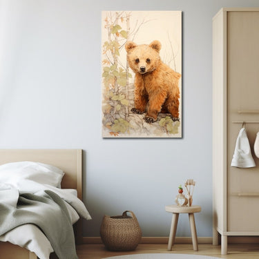 Baby Bear Cub Painting